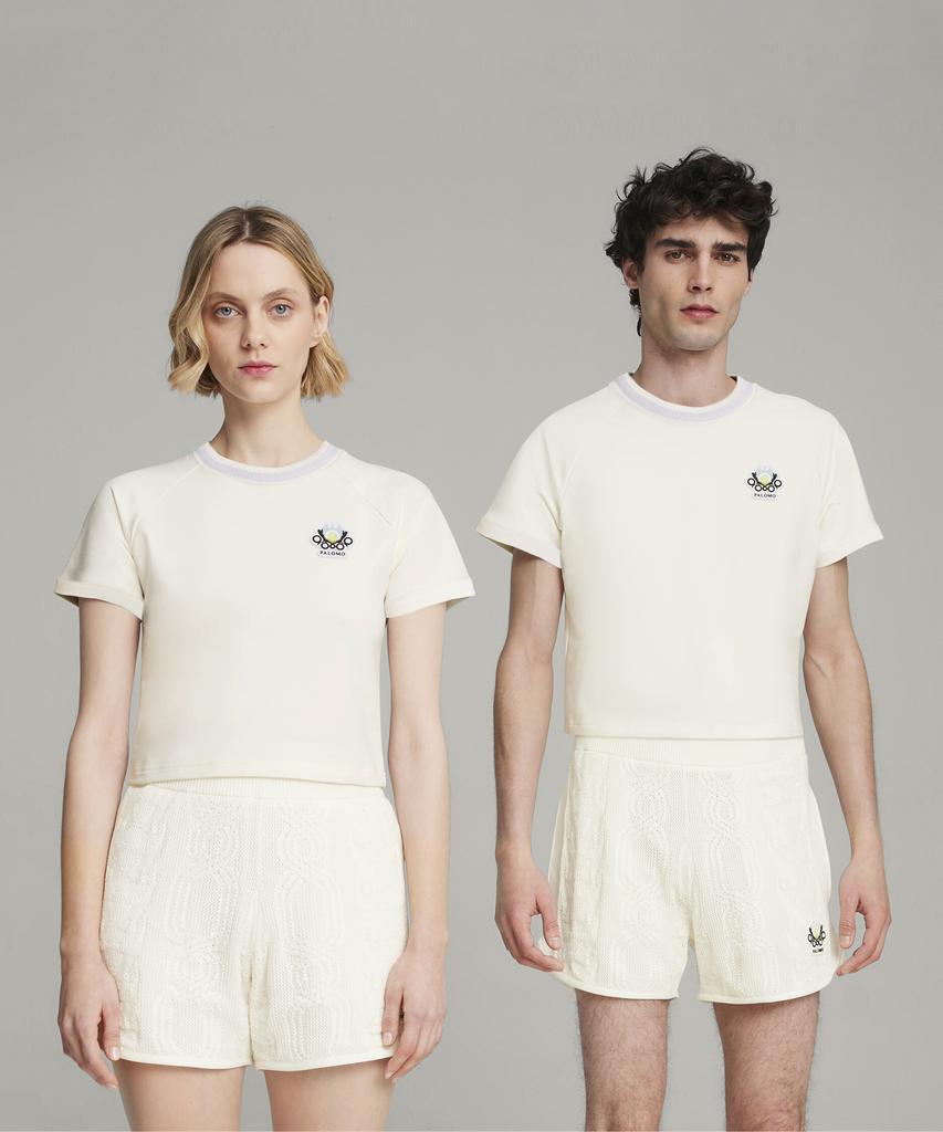Puma Детская футболка с коротким рукавом X Palomo - Теплый белый / 625911-65