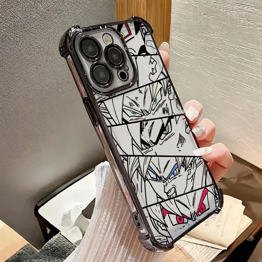 Чехол для телефона Funda Case для Apple iPhone 17 Pro Max 14 Air 13 16 17 12 Plus 15 11 XS XR Dragon Ball Аниме