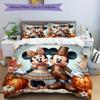 3pcs set Autumn, Thanksgiving, Mickey Bedding Set with Duvet Cover+Pillowcases, All-Season Polyester, Zipper Closure51