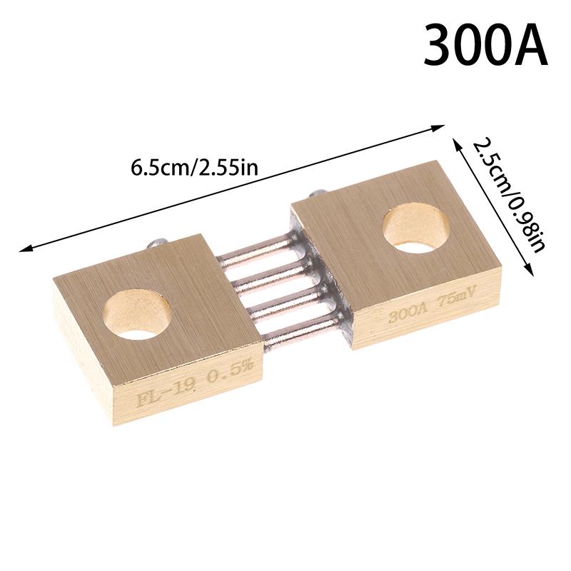 1 шт. Шунт FL-19 300A 200A 100A 75мВ DC Резистор шунта для цифрового вольтметра Амперметра