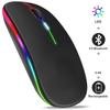 Wireless1 Pcs Mouse Bluetooth RGB Rechargeable Mouse Wireless Computer Silent Mouse LED Backlight Ergonomic Gaming Mouse