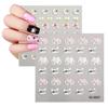 Рельефные наклейки для дизайна ногтей с рисунком, самоклеящиеся цветочные принадлежности для дизайна ногтей, аксессуары для украшения дизайна ногтей