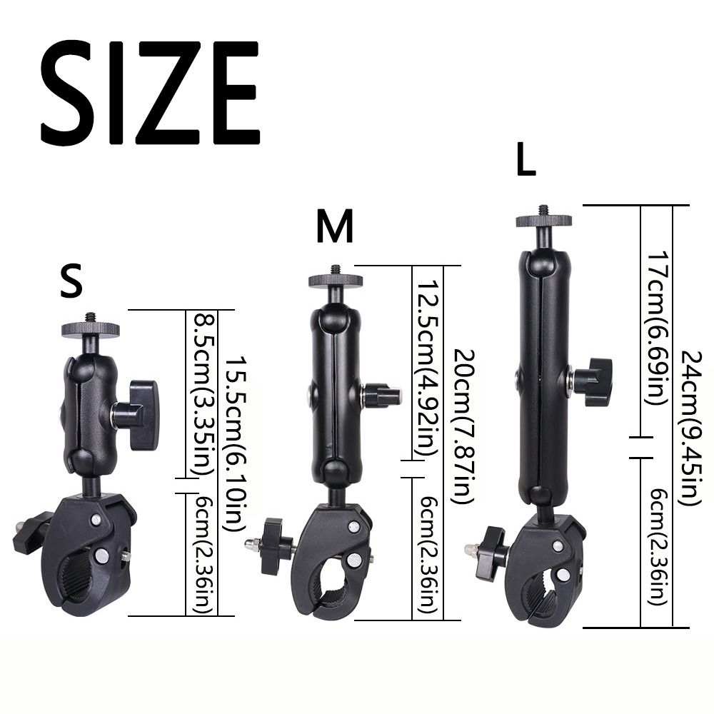 Универсальный кронштейн зеркала заднего вида с вращением на 360°, зажим для мобильного телефона, аксессуары для камеры