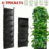 Planting Bags Wall Hanging Garden Living Bag Flower Vegetable Pot Plant Pouch