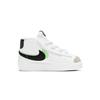 Nike Кроссовки Blazer 77 SE Mid top для скейтбординга Черно-бело-зеленые для младенцев и малышей DD1849-100