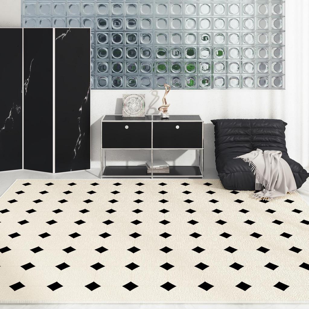 Грязеотталкивающий ворсовый ковер с петлями: Нескользящий коврик, не требующий особого ухода, для гостиной, прихожей и спальни