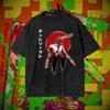 Anime Chainsawman Graphic T-shirt Men's Summer Harajuku Washed Cotton T Shirt Vintage Streetwear Men Women Tops