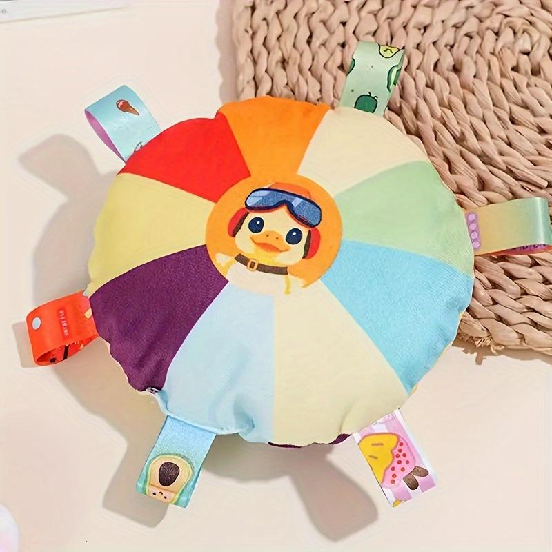 Colourful Interactive Plush Dog Toy with Squeaky Durable Chew Toy for All Breeds, Music Notes and Animal Designs for Training and Play