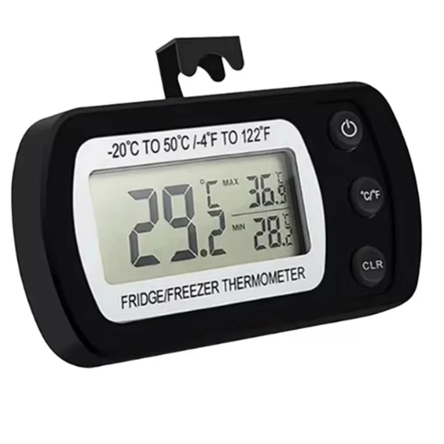 Холодильник Термометр С Крючком Анти-Влагозащитный Холодильник Морозильник Электрический ЖК-Дисплей Цифровой Термометр Температурный Монитор