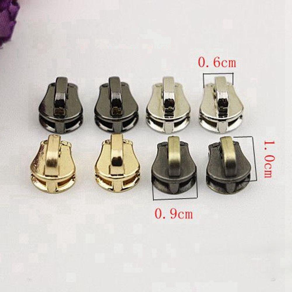 Молнии с медными зубцами Универсальный комплект для мгновенного ремонта Сменный слайдер для молнии Зубчатая головка для молнии