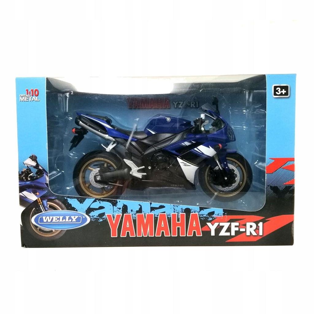 Yamaha Yzf-R1 Model Motocykla W Skali 1:10 Welly