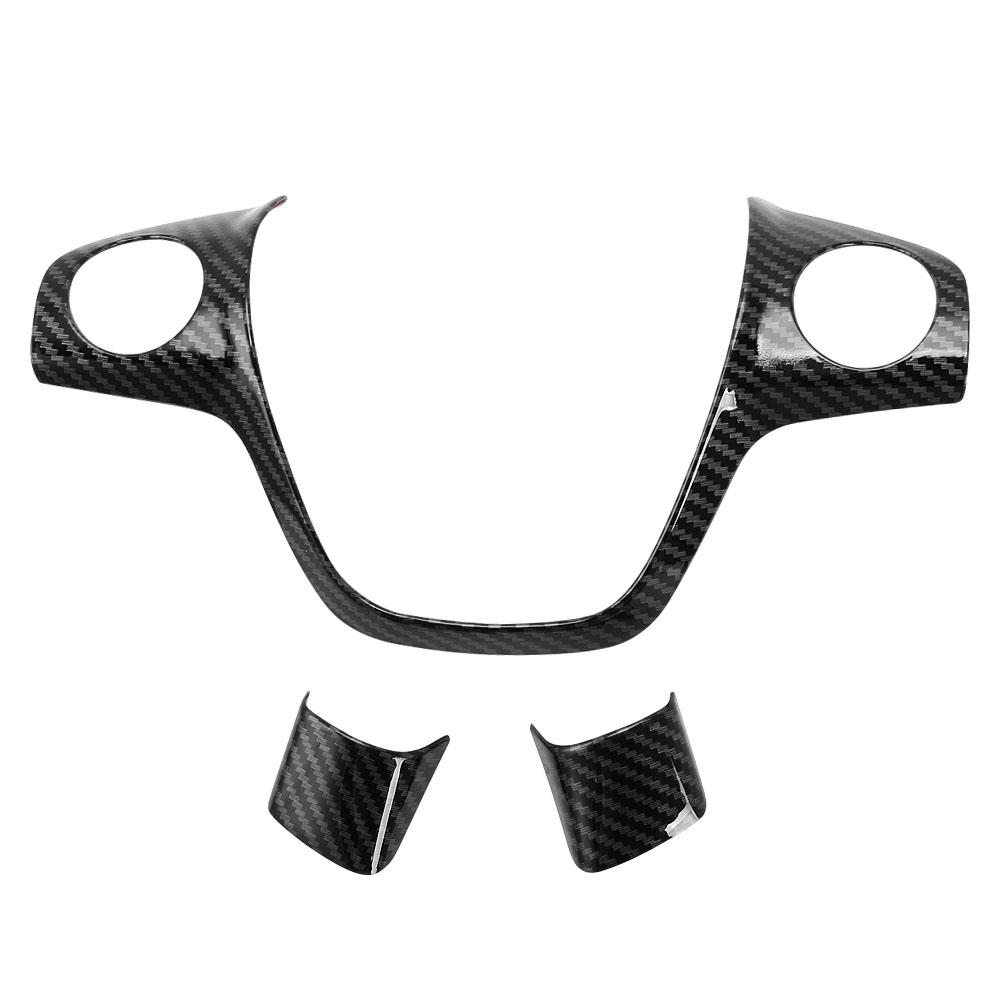 1 шт. для Ford Focus 3 Mk3 (2012-2014 гг. )/Для Kuga 2013-2015 аксессуары для стайлинга автомобилей, накладка на руль, наклейка, украшение