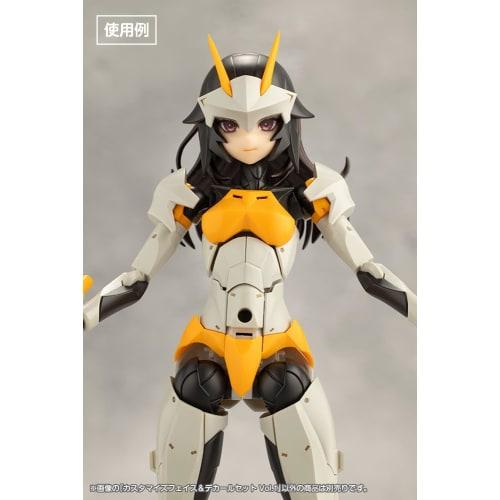 Kotobukiya (KOTOBUKIYA) Sousai Shojo Teien Customized Face & Decal Set Vol.1 Approximately 18mm Tall 1/10 Scale Plastic Model