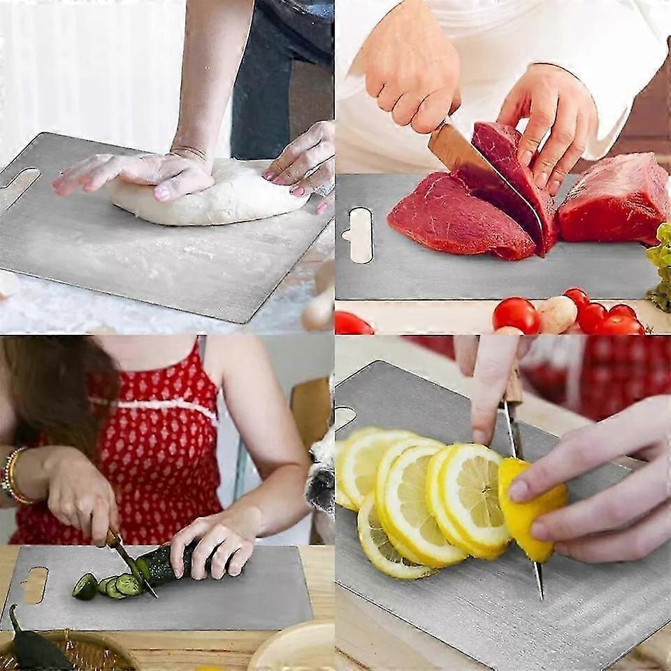 Titanium Cutting Board Double-Sided Titanium Kitchen Chopping Board