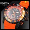 Использованный Мощный дизайнХронограф INVICTA Sea Hunter 48986 Invicta Sea Hunter Оранжевый