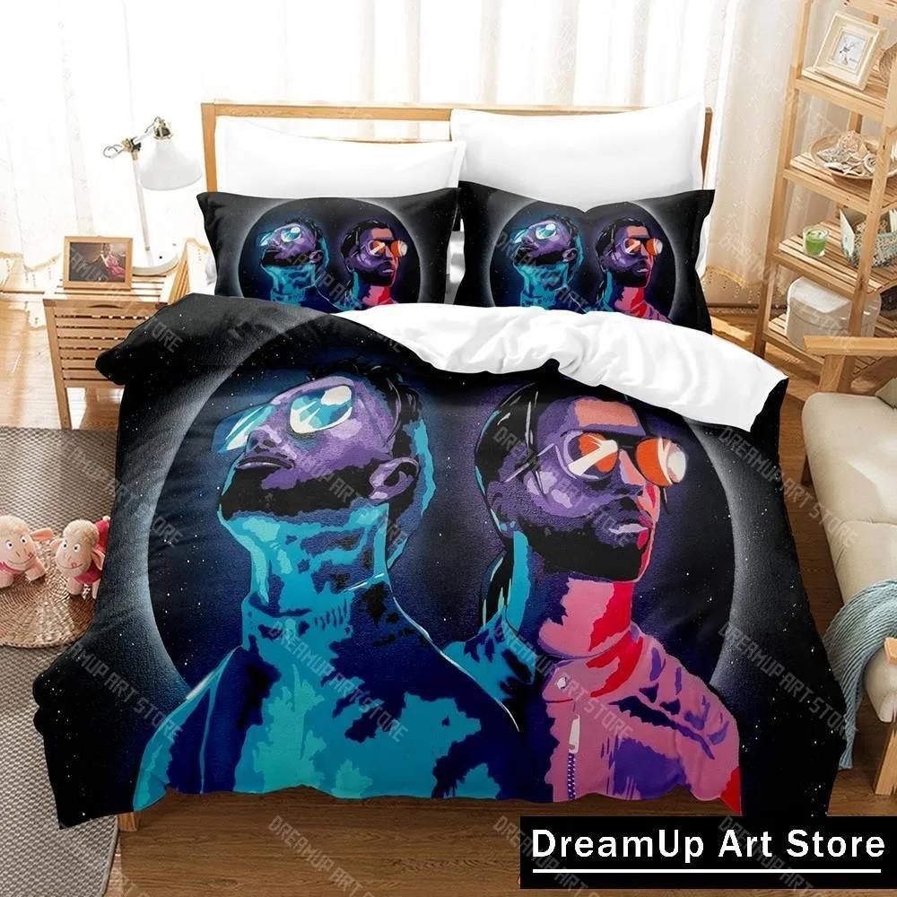 3D Print PNL Bedding Set Quilt Cover Bed Cover with Pillowcase Twin Single Queen King Size Boys Adult Home Textile