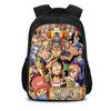 One Piece Monkey D. Luffy Double Layered Backpack School Bags Rucksack Rucksack Bookbag Travel Large Capacity Backpacks