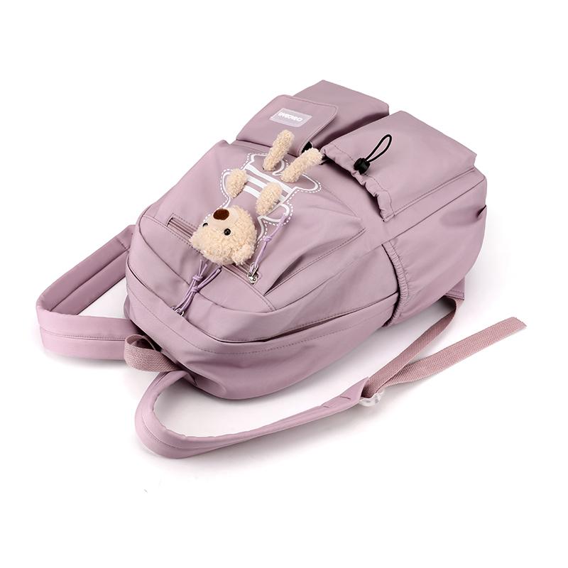 Школьный рюкзак Женский Рюкзак для ученика начальной школы Легкий Милый рюкзак с мишкой AVE