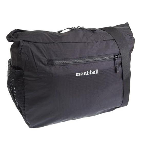 Montbell Bag Mens Womens Shoulder Nylon Black Packable Light L A4 Compatible