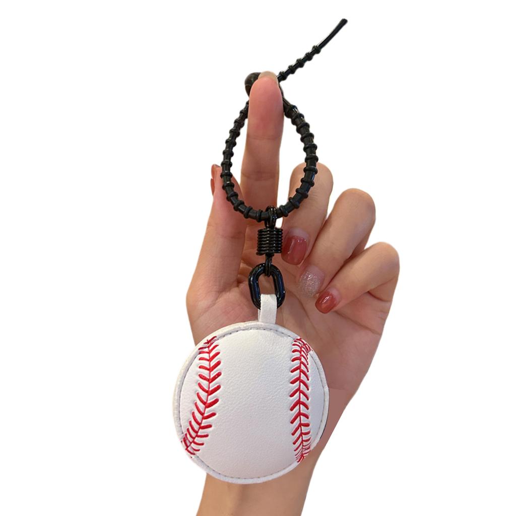 Personalized Keychains Featuring Baseball, Soccer, Basketball, And Volleyball Balls; Leather Bag ; Gifts For Rugby, Soccer, And Sports Enthusiast