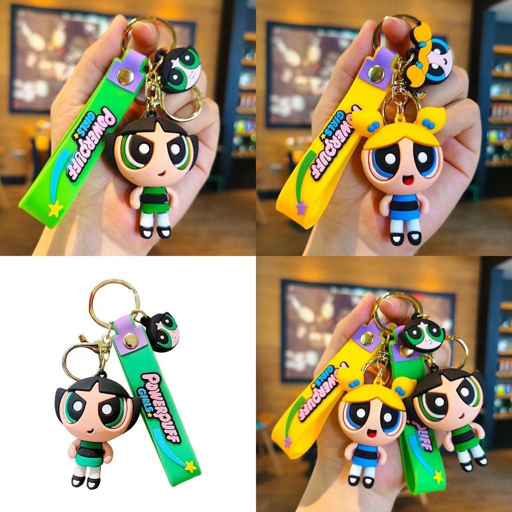 Мультяшный брелок-подвеска из силикона в виде летающей женщины-полицейского для студентов, пар, автомобилей, сумок и подарков