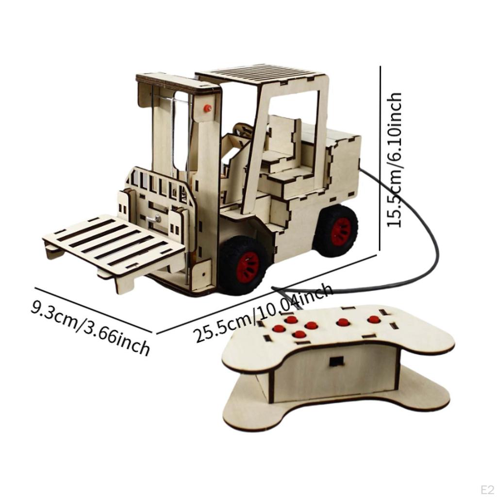 Technology Small Production Science Experiment Kits, Remote Controlled Forklift, DIY Educational