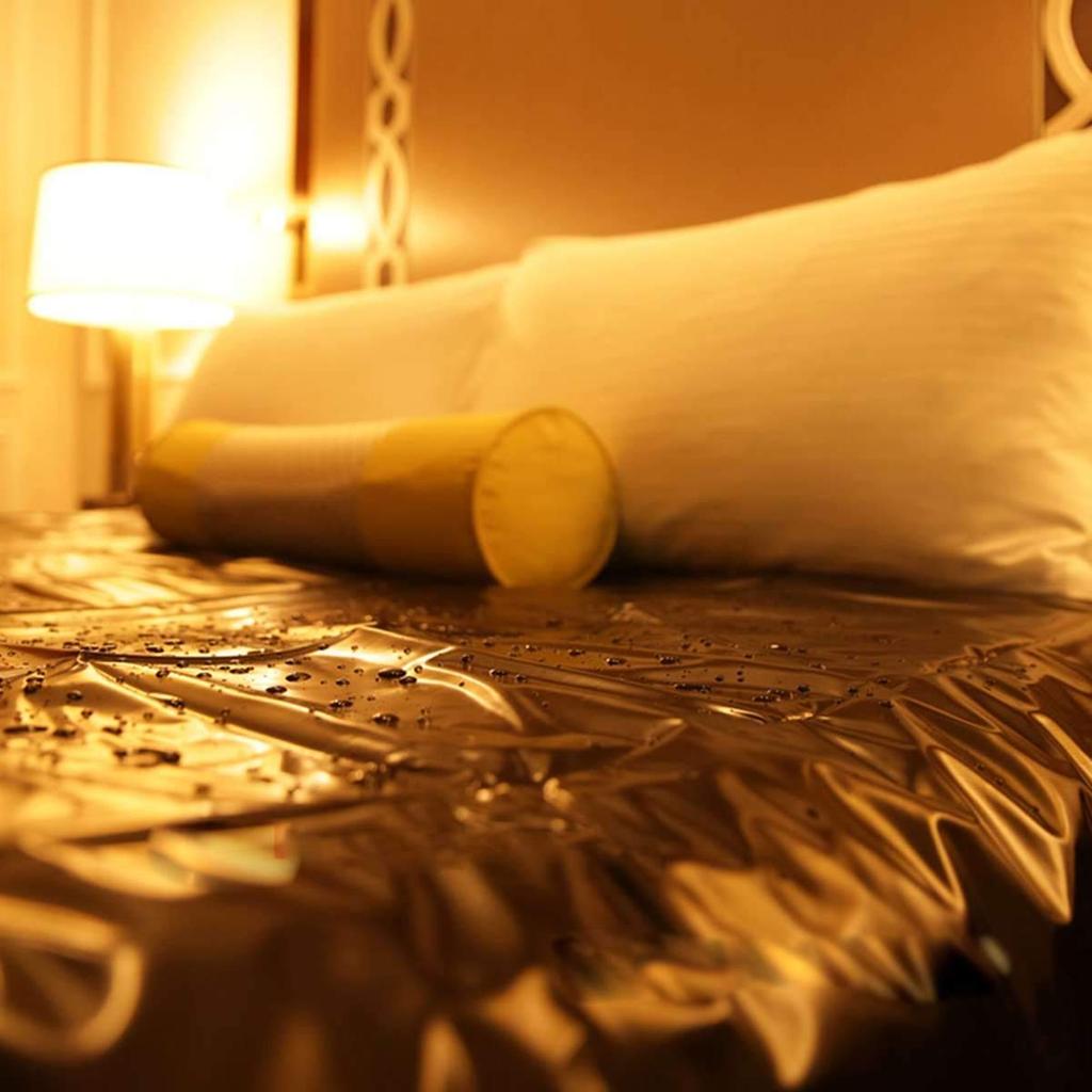 Waterproof Black Mattress Cover Pvc  Dungeon Play Kink Fetish Sex Bedding