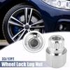 1pc Lug Nut Wheel Lock 20x28mm 33/17PT Maximum 120Nm