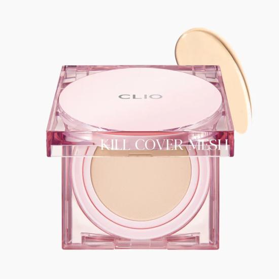 Clio Kill Cover Mesh Glow Cushion со сменным фильтром SPF 50+ PA++++ (3 цвета) 15 г * 2 шт.