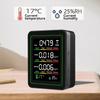 Монитор качества воздуха в помещении 5 в 1 CO2 TVOC HCHO тестер Детектор температуры и влажности Тестер качества воздуха для дома и офиса