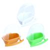 On Cage Bird Cage Decor Clear Bird Food Container Birds Watering Bowl Bird Feeder Parrot Supplies