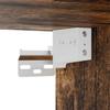 4 piece TV cabinet set smoked oak effect particleboard