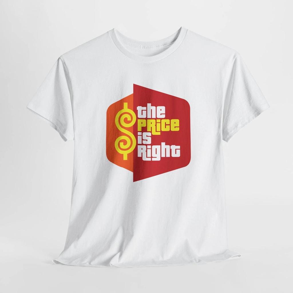 TV Game Show Contestant Tee, The Price is Right Graphic T-Shirt Fun Unisex Heavy