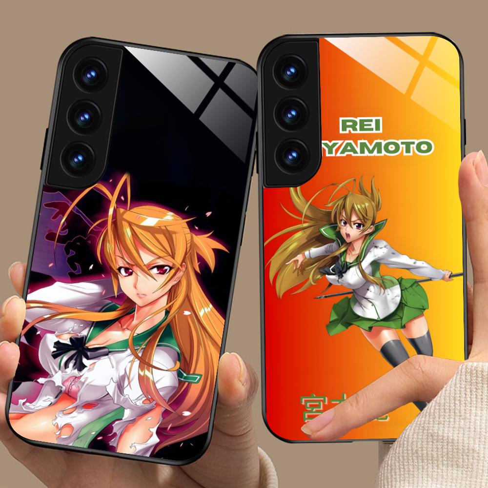 Чехол для телефона Highschool Rei Miyamoto для Samsung Galaxy S26 S25 S24 S23 S22 S21 S20 Note20 Plus FE Ultra Стеклянная цветная крышка