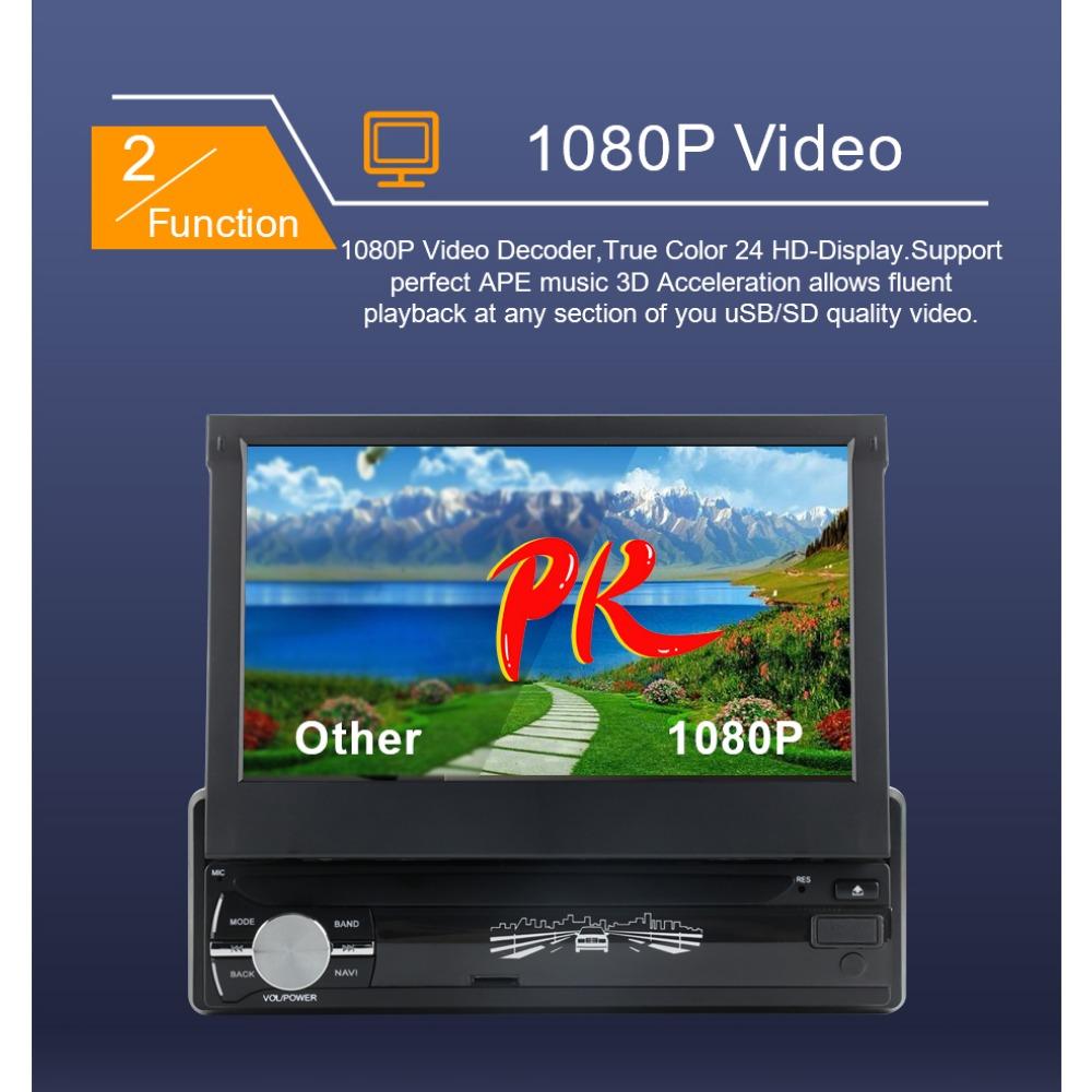 1DIN Android Carplay Car MP5 Player Car Radio 7 Inch FM Auto Electronics Systems Car Video WIFI Stretchable