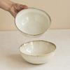 Салатник Керамическая миска Stroke Бытовая миска Миска для лапши Миска для овощей Миска для фруктов Минималистичный стиль Круглая посуда Миска для завтрака