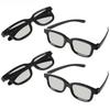 1Pc 3D Glasses Circular Polarized Passive 3D Stereo Glasses Black for LG Cinema 3D TV's