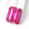 Natural Pink Sapphire Loose Gemstone 25ct 15x13mm Emerald Cut September Birthday Birthstone