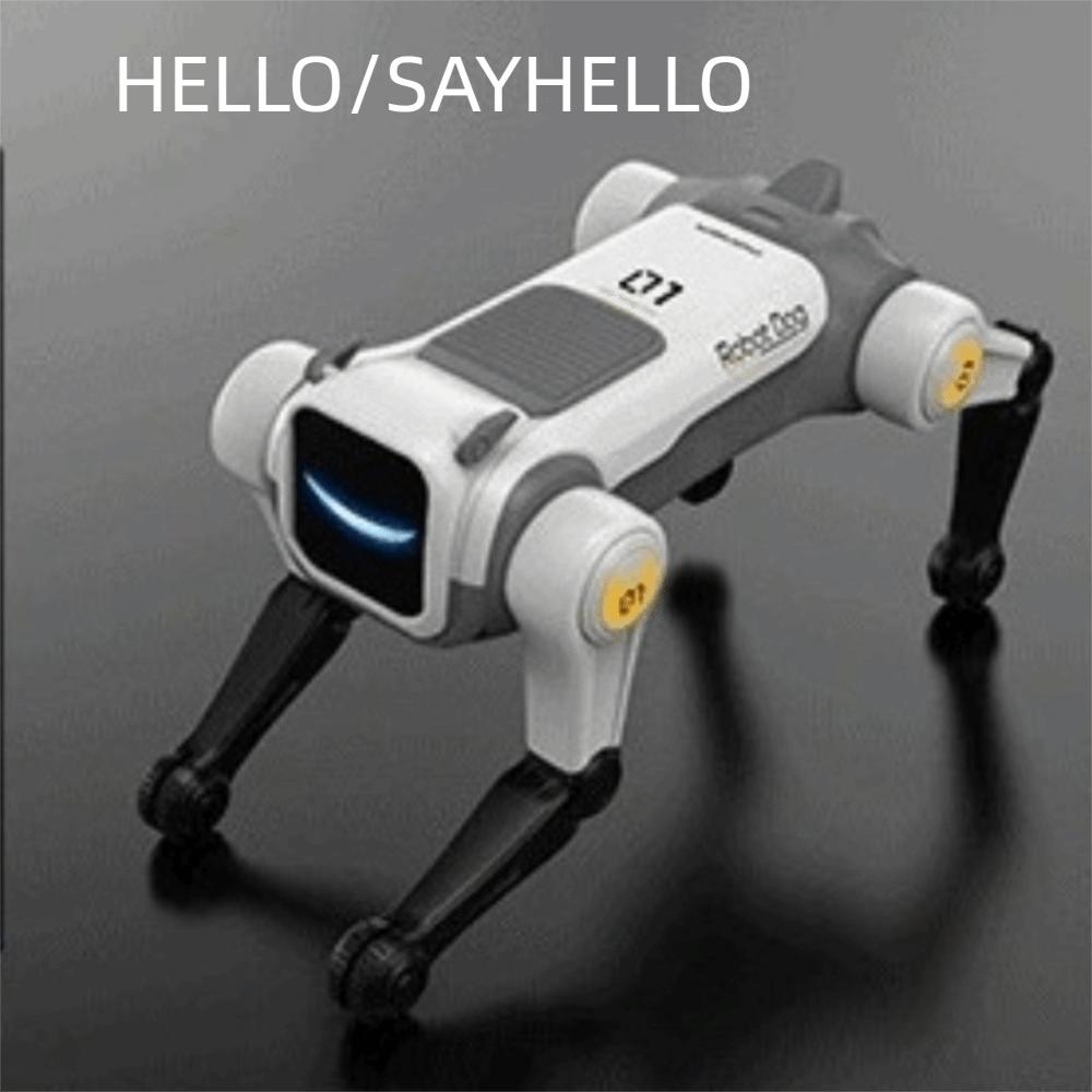Singing Dancing RC Robot Dog Voice Command Mechanical Dog Stunt Robot Robot Dog  Kids Toys