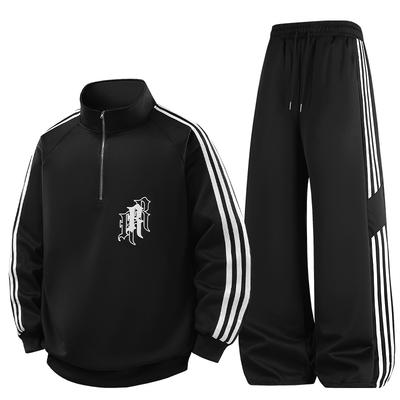 Осенне-зимний комплект, мужской и женский спортивно-повседневный комплект, парный комплект из двух предметов