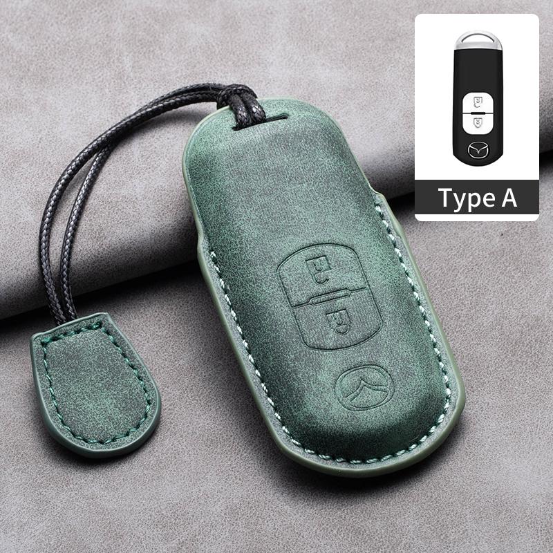 Sheepskin 2/3 Buttons Car Remote Key Case For Mazda 2 3 6 Atenza Axela Demio CX-5 CX5 CX-3 CX7 CX-9 2015 2016 2017 2018 2019