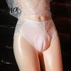 Men Crossdresser Underwear Briefs False Vagina Design Low-rise Lace Male Crossdressing Panties Stitching Sexy Cross Dressing Fake