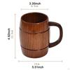 Пивная кружка в форме бочки, многофункциональная минималистская классическая чашка для чая, деревянная чашка для кофе