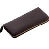 Bralio Minerva Кошелек для купюр с длинным клапаном и круглой молнией, Шоколадный, 111-20