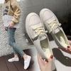 Summer New 2020 Trendy Girl Little White Shoes Personalized Fashion Simple Leisure Travel Japanese Women's Board Shoes Women