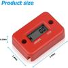 Автомобильный цифровой индуктивный счетчик моточасов, водонепроницаемый IP68 для газового двигателя, генератора, датчика температуры, газонокосилки, триммера, UTV, кустореза, мотоцикла и т. д.