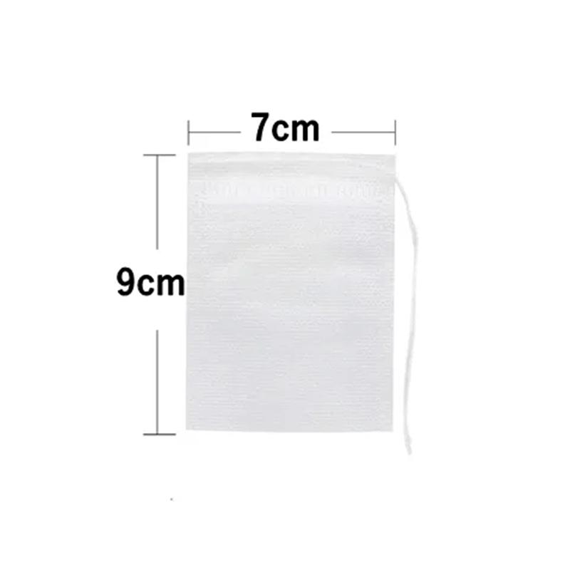 100/50 шт. одноразовые чайные пакетики из нетканого материала чайный фильтр-мешок специи кофе чайный ситечко с веревочкой заживляющий запечатанный чайный пакетик пустой мешочек