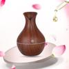 130ml Essential Oil Diffuser Humidifier Aromatherapy Wood Grain Vase Aroma LED
