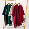 Winter Cashmere Scarf For Women Soft Solid Color Tassel Shawl Wrap Thick Warm Blanket Echarpe Pashmina Female Scarves