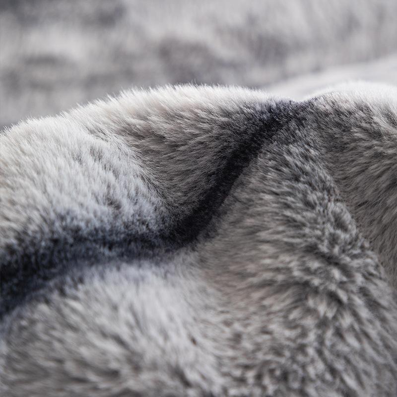 Плюшевая подушка для прямого дивана с кроликом, зимний утолщенный чехол для дивана, новая нескользящая плюшевая подушка для сиденья, трансграничная